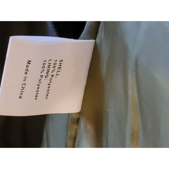 Men's Puffer Quilted Vest XXL Olive green Lightweight NWOT - Picture 5 of 6